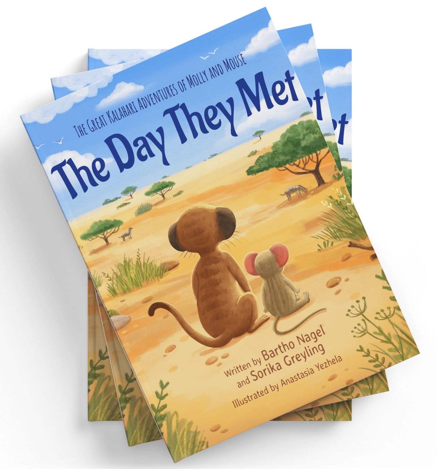 Ілюстрації до дитячої книги «Великі калахарські пригоди Моллі та Мауса»